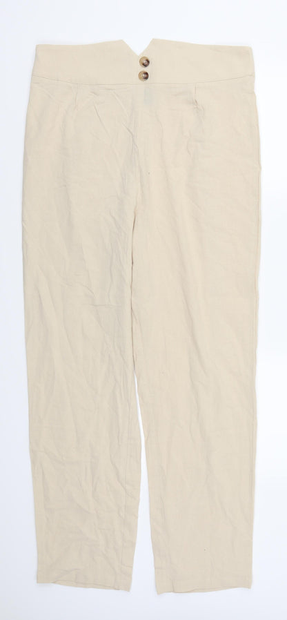 SheIn Womens Beige   Trousers  Size XL L28 in