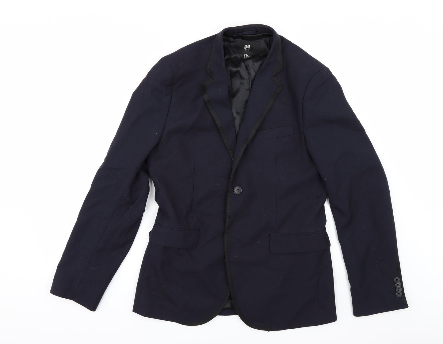 Mens UK Size 38 H&M Regular Blue Suit Jacket