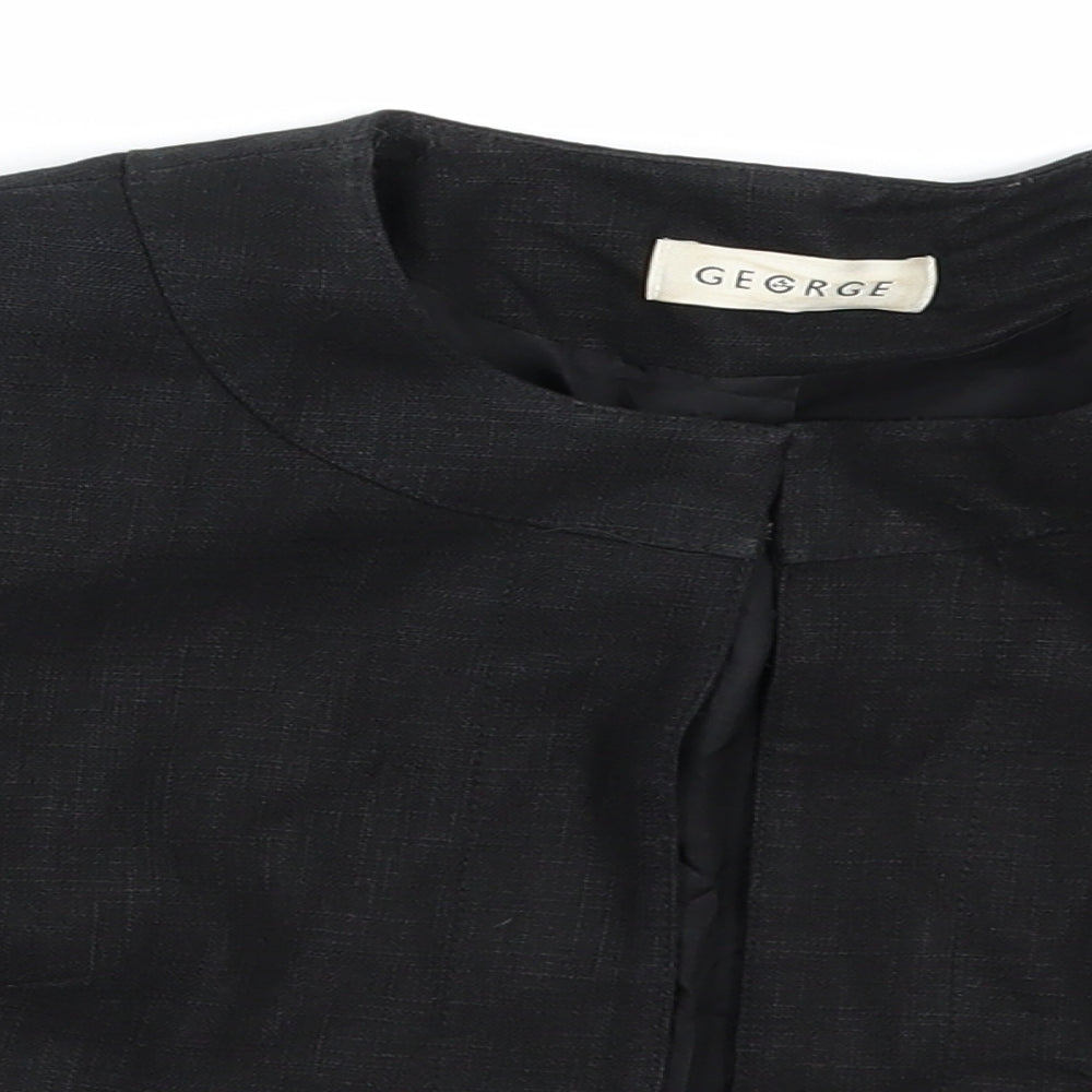 George Womens Black   Jacket  Size 8
