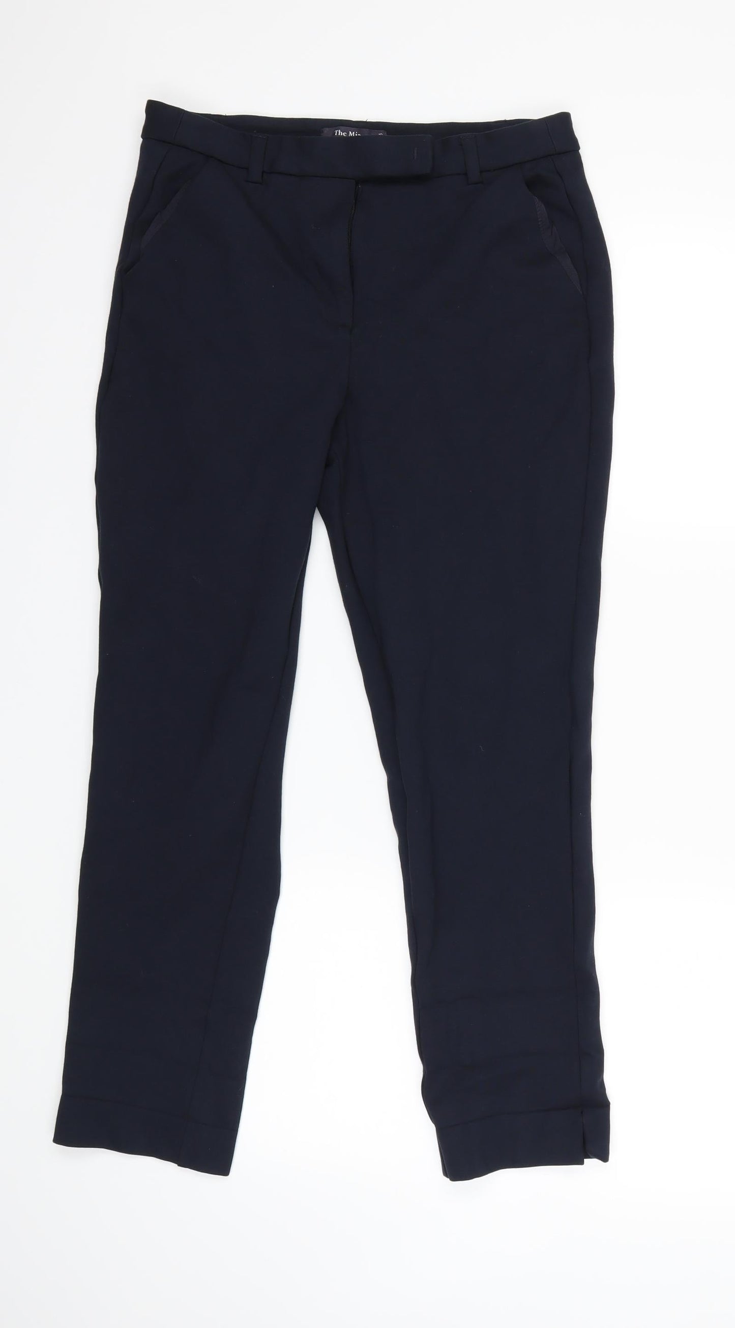 Womens UK Size 10 Marks and Spencer Regular Fit  Blue Trousers
