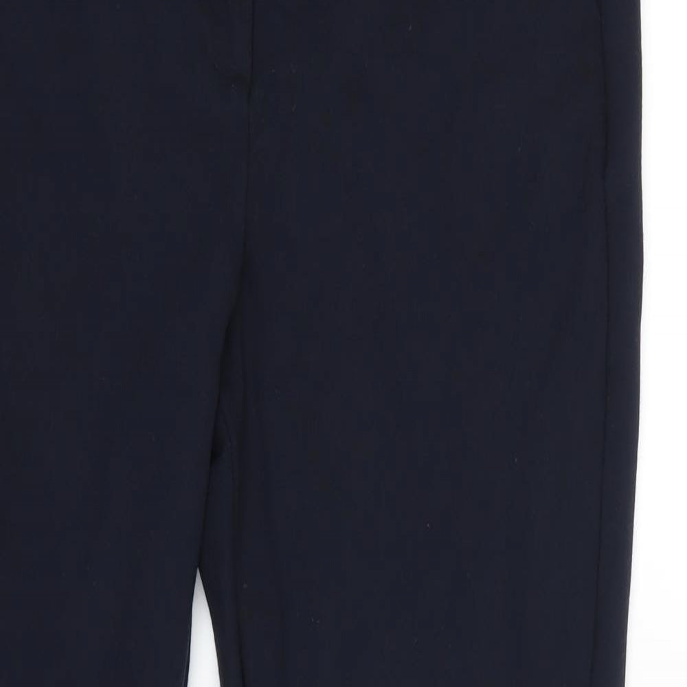 Womens UK Size 10 Marks and Spencer Regular Fit  Blue Trousers