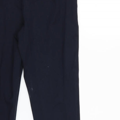 Womens UK Size 10 Marks and Spencer Regular Fit  Blue Trousers