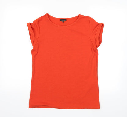 Womens UK Size 8 Warehouse Orange Basic Tank