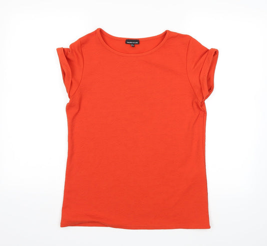 Womens UK Size 8 Warehouse Orange Basic Tank