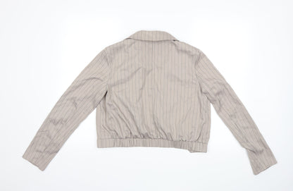 Womens UK Size 8 Boohoo Beige Jacket