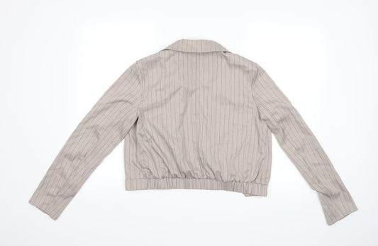 Womens UK Size 8 Boohoo Beige Jacket