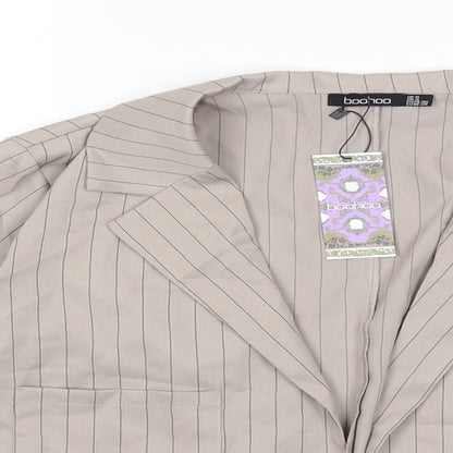 Womens UK Size 8 Boohoo Beige Jacket