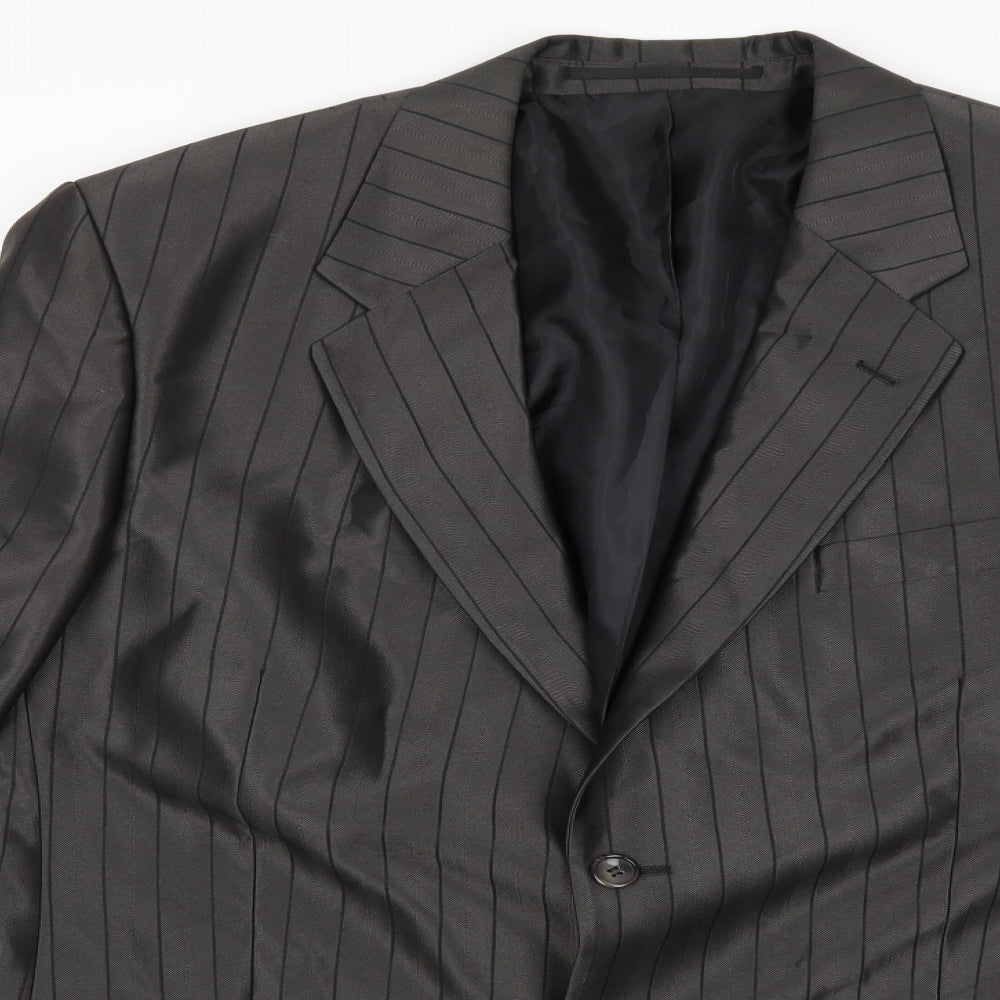 Mens UK Size 44 Preworn Regular Grey Suit Jacket