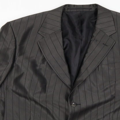 Mens UK Size 44 Preworn Regular Grey Suit Jacket