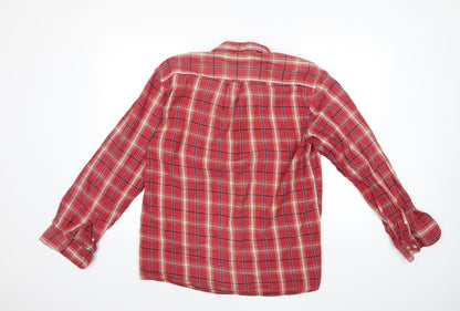 Mens UK Size M giovanni galli Red  Button-Up Long Sleeve Casual Shirt
