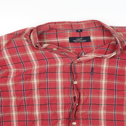 Mens UK Size M giovanni galli Red  Button-Up Long Sleeve Casual Shirt