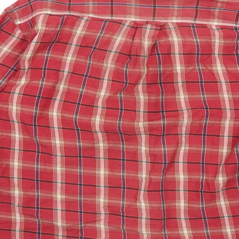 Mens UK Size M giovanni galli Red  Button-Up Long Sleeve Casual Shirt