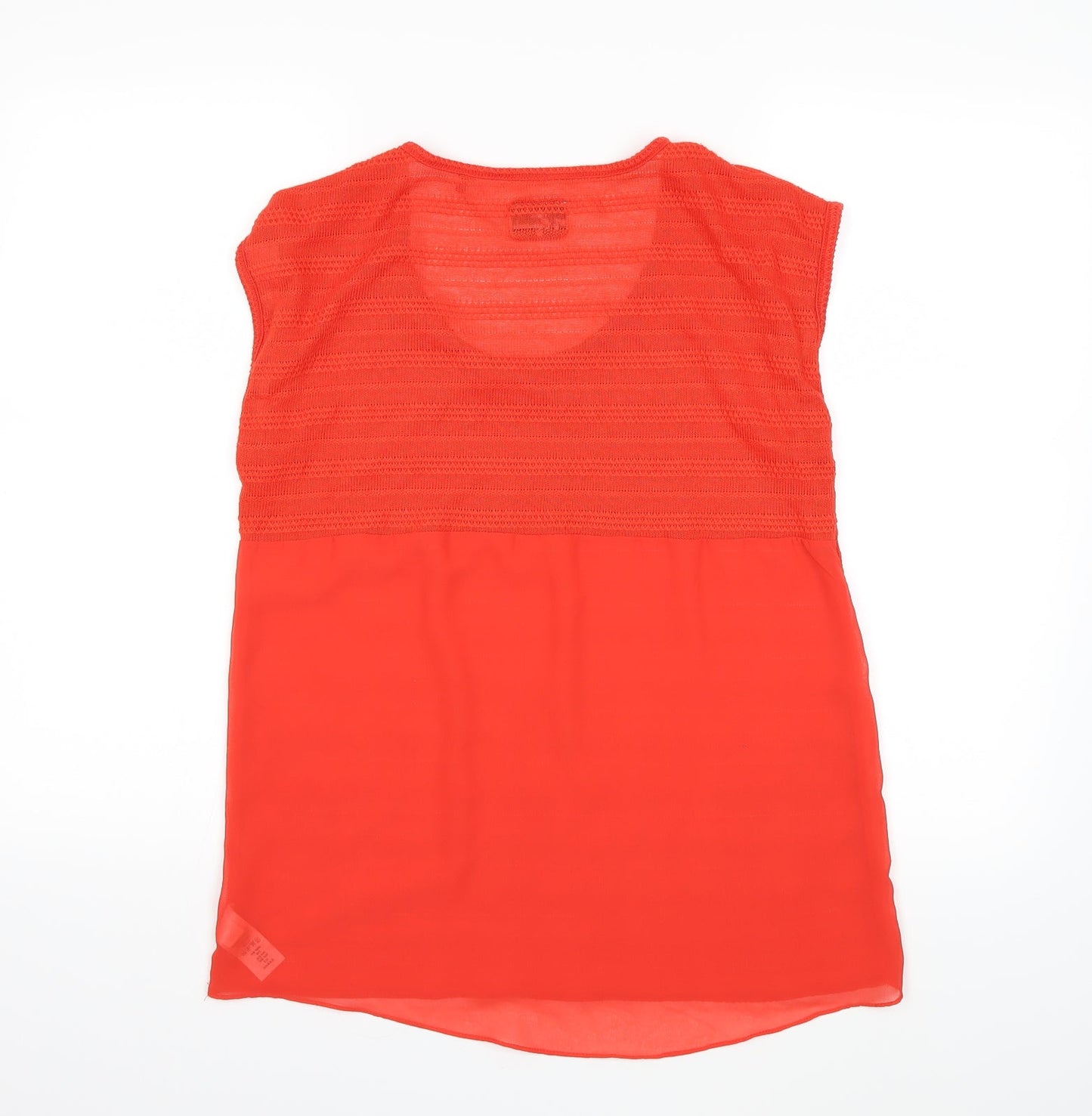 Womens UK Size 12 NEXT Red Basic T-Shirt
