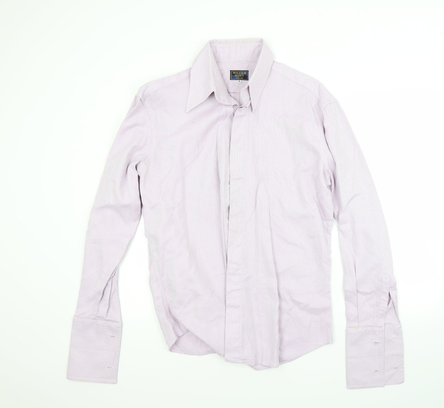 William Hunt Mens Pink    Button-Up Size XL