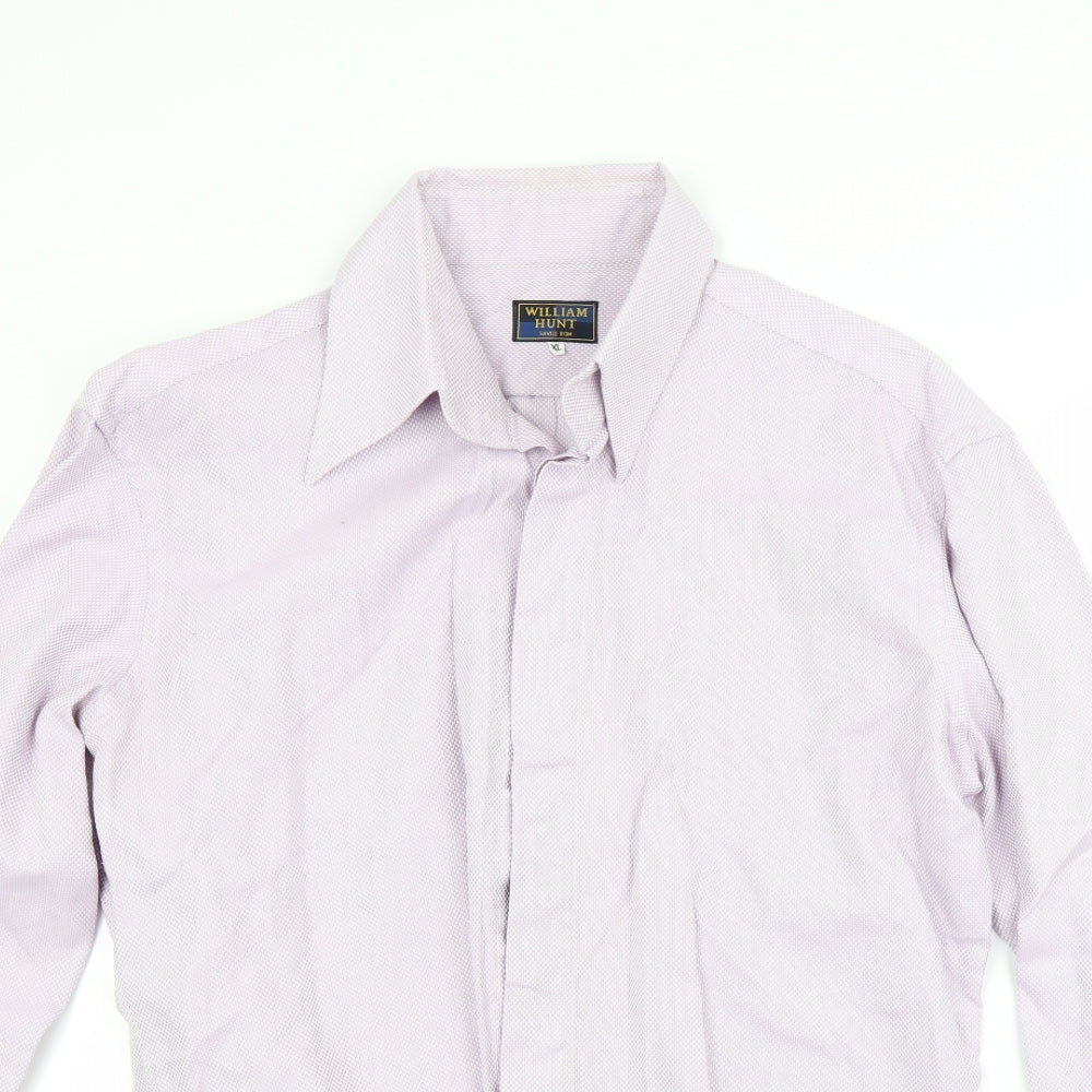 William Hunt Mens Pink    Button-Up Size XL