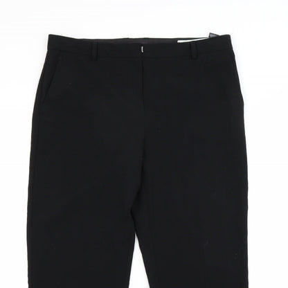 Womens UK Size 14 Marks and Spencer Regular Fit  Black Trousers