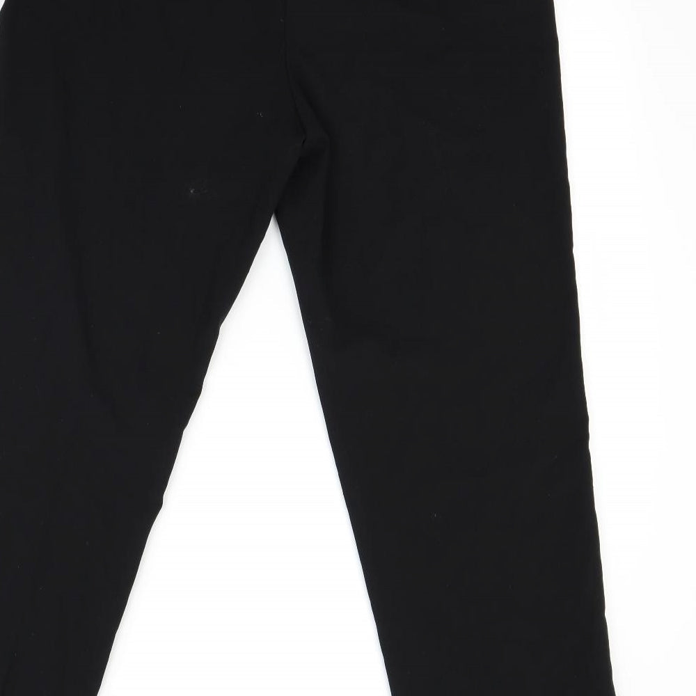 Womens UK Size 14 Marks and Spencer Regular Fit  Black Trousers