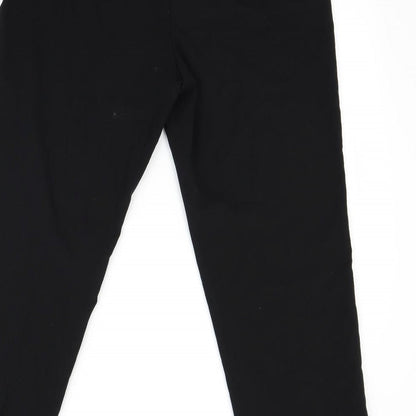 Womens UK Size 14 Marks and Spencer Regular Fit  Black Trousers