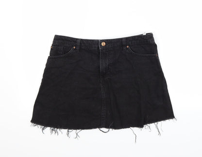 Divided Womens Black   Mini Skirt Size 10