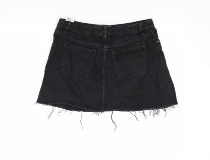 Divided Womens Black   Mini Skirt Size 10