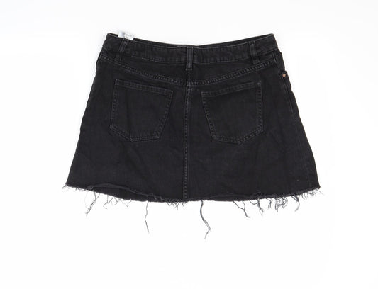 Divided Womens Black   Mini Skirt Size 10