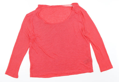 Additional front view of H&M women’s pink jumper, size L