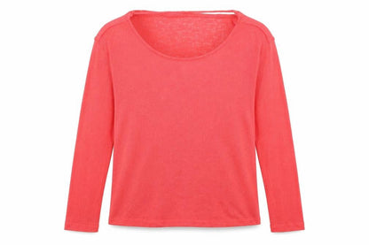 Front view of H&M women’s pink jumper, size L