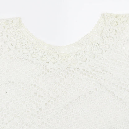 Preworn Womens White   Basic T-Shirt Size L