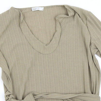 Papaya Womens Green   Tunic Jumper Size 16