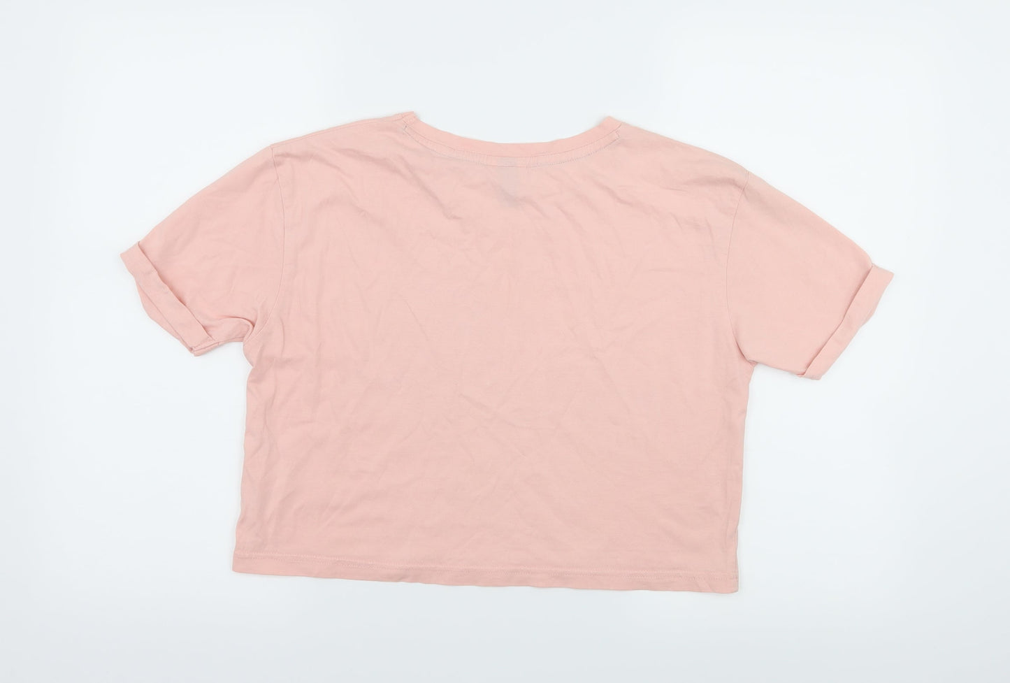 ellesse Womens Pink  Jersey Basic T-Shirt Size 8
