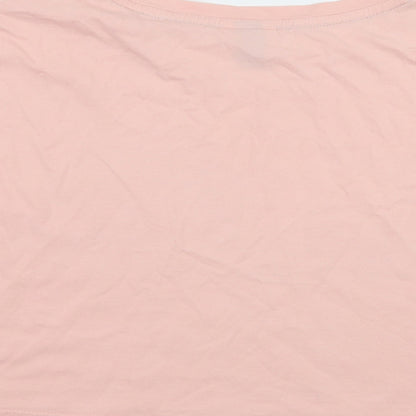 ellesse Womens Pink  Jersey Basic T-Shirt Size 8