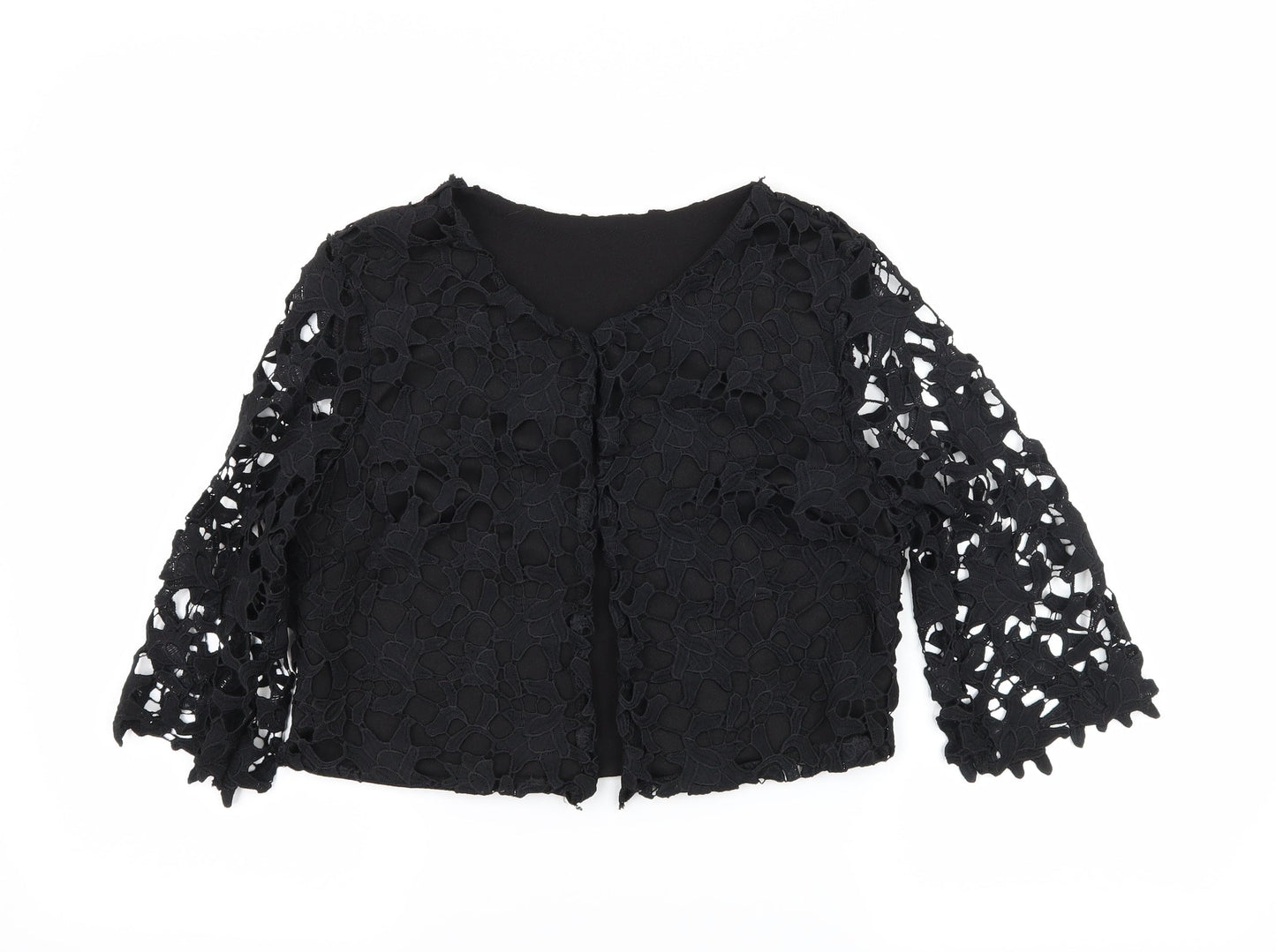 Womens UK Size M Preworn Black Jacket