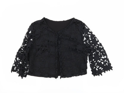 Womens UK Size M Preworn Black Jacket