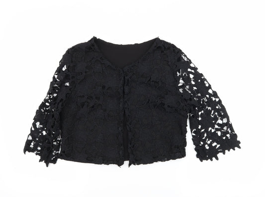 Womens UK Size M Preworn Black Jacket