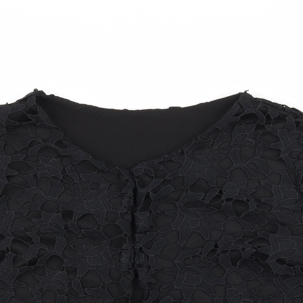 Womens UK Size M Preworn Black Jacket