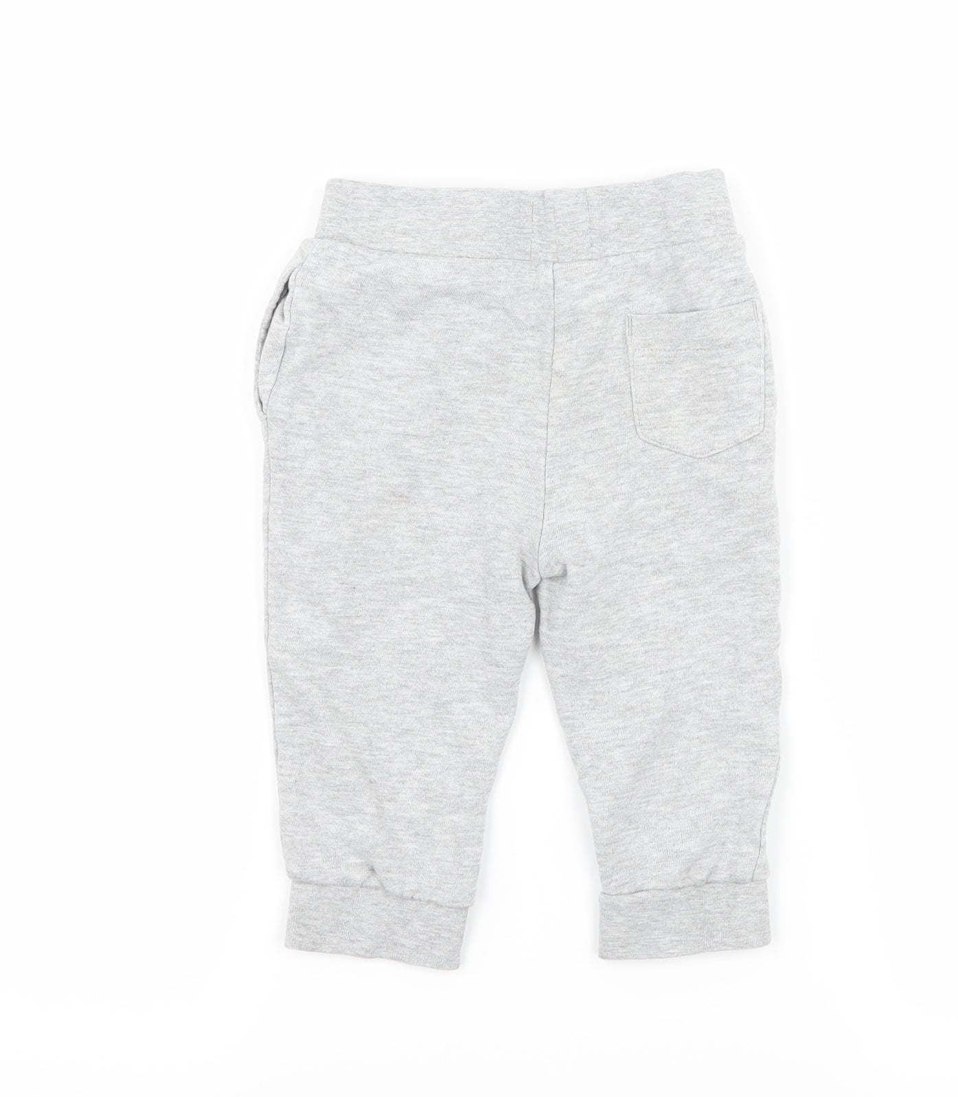 Juicy Couture Girls Grey Geometric Jersey Jogger Trousers Size 12 Months  - Juicy