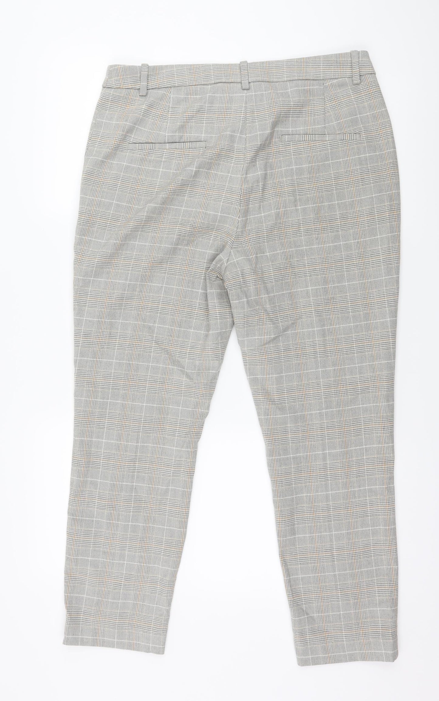 Womens UK Size 34 in Preworn Regular Fit  Grey Trousers