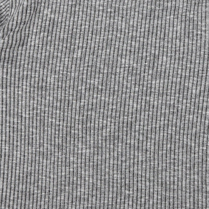 H&M Womens Grey  Jersey Pullover Sweatshirt Size M