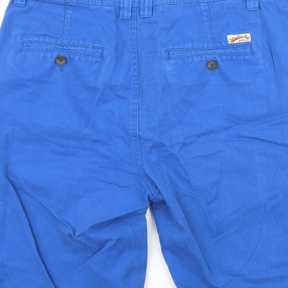 Tokyo Laundry Mens Blue  Denim Bermuda Shorts Size M