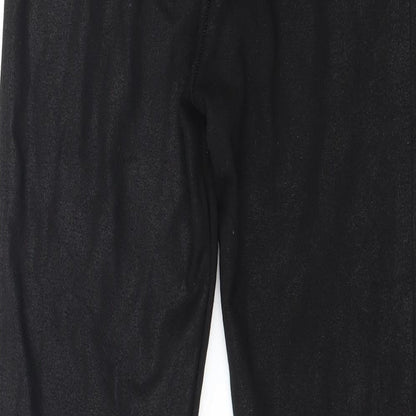 Womens UK Size 8 River Island  Pedal Pusher Black Leggings