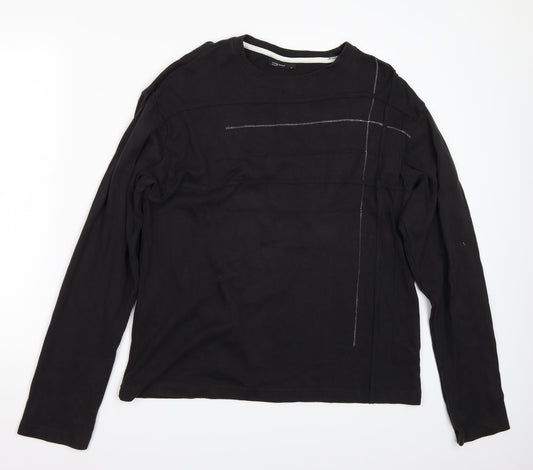 Cedar Wood State Mens Black   Pullover Jumper Size L