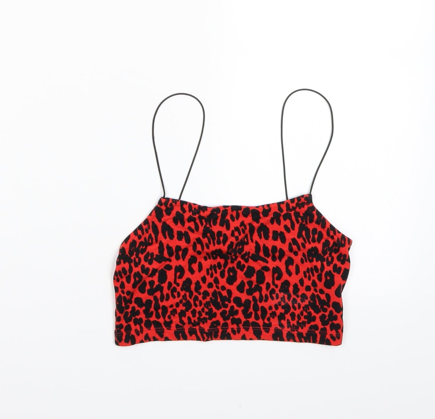 Primark Womens Red Animal Print  Basic Tank Size XS
