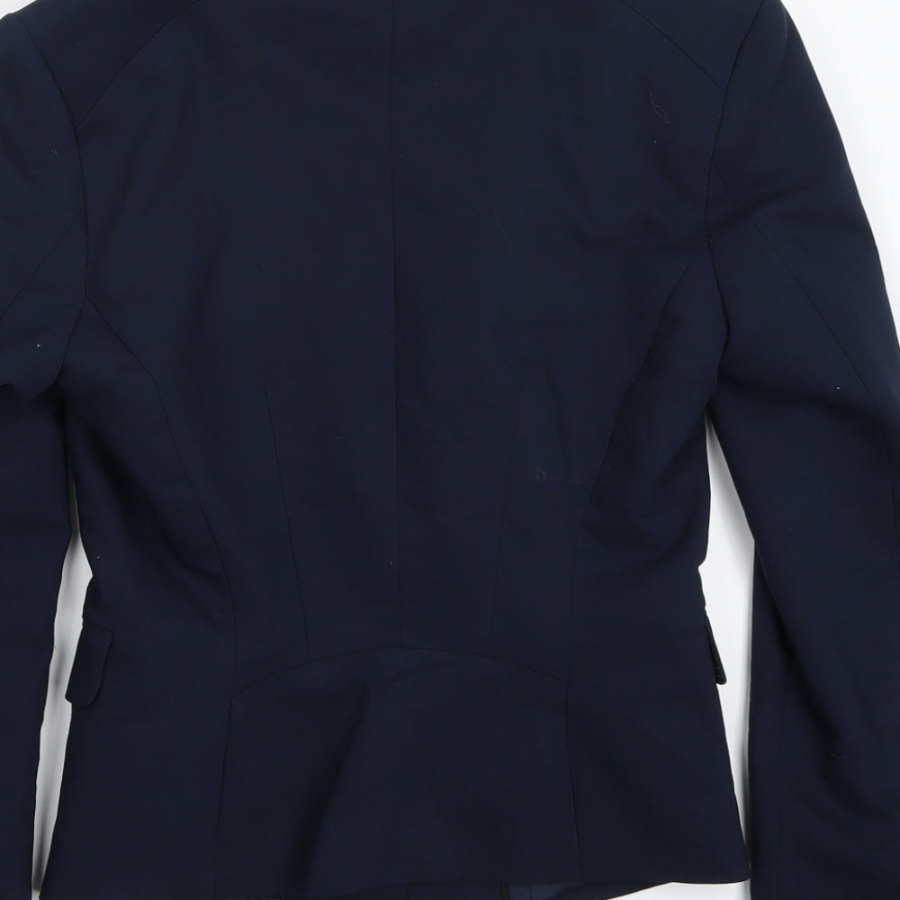 H&M Womens Blue   Jacket Suit Jacket Size 4