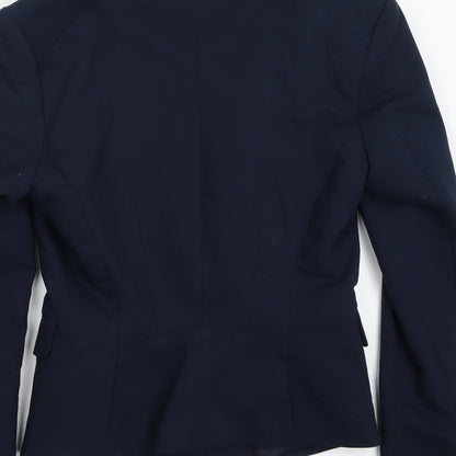 H&M Womens Blue   Jacket Suit Jacket Size 4