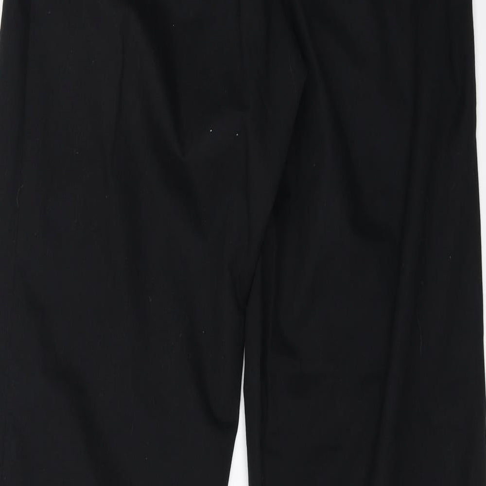 work in style Mens Black   Trousers  Size 36 in L32 in