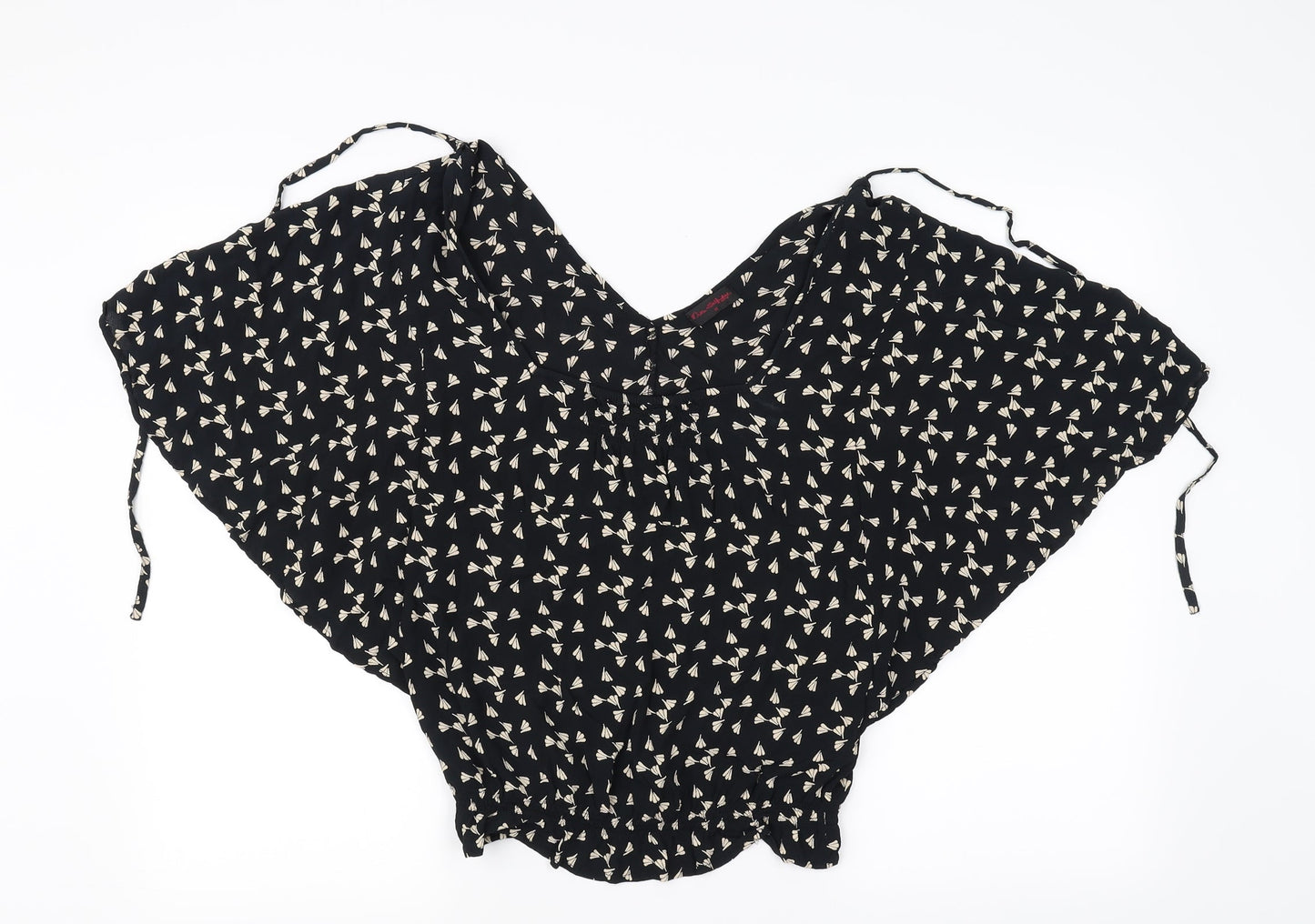 Miss Selfridge Womens Black   Basic Blouse Size 10