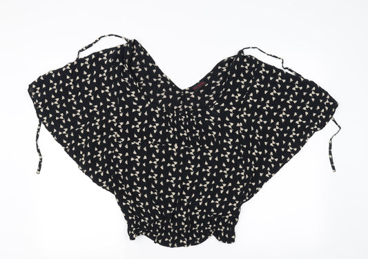 Miss Selfridge Womens Black   Basic Blouse Size 10