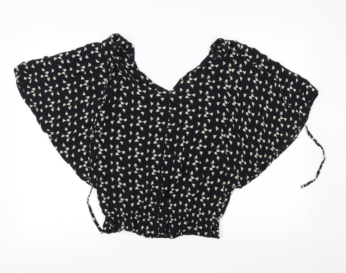 Miss Selfridge Womens Black   Basic Blouse Size 10