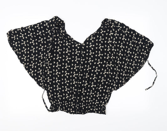 Miss Selfridge Womens Black   Basic Blouse Size 10