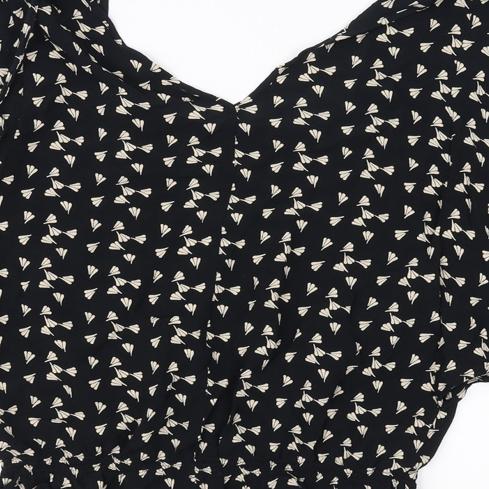 Miss Selfridge Womens Black   Basic Blouse Size 10